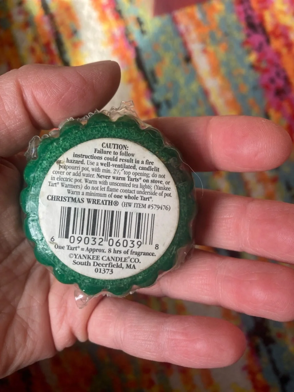 🌷5/$25Yankee Candle Macintosh & Christmas Wreath Wax Potpourri Tarts - Picture 5 of 5